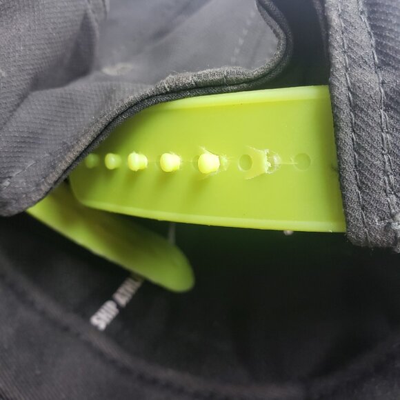 Nike True Camo Neon Yellow Logo Snapback Adjustable Baseball Cap Hat - Picture 14 of 16